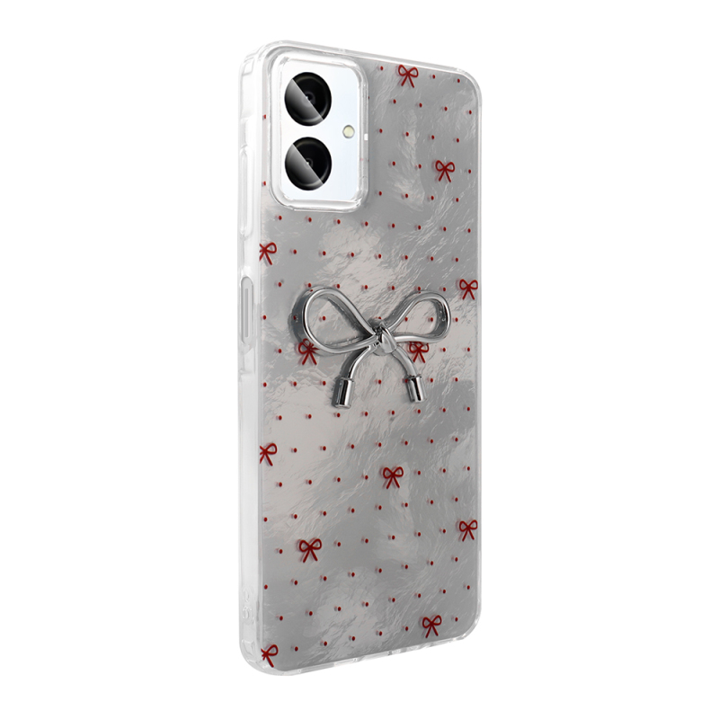 Galaxy A06 Case Camera Protection Figured Zore Ponti Silicone Cover - 12