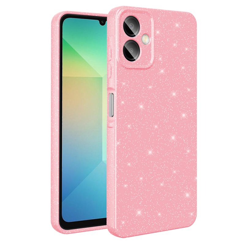 Galaxy A06 Case Camera Protection Glitter Luxury Zore Koton Cover - 5