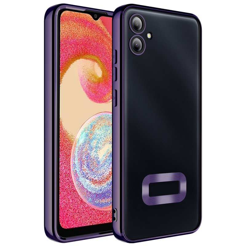 Galaxy A06 Case Camera Protection Showing Logo Zore Omega Cover - 8