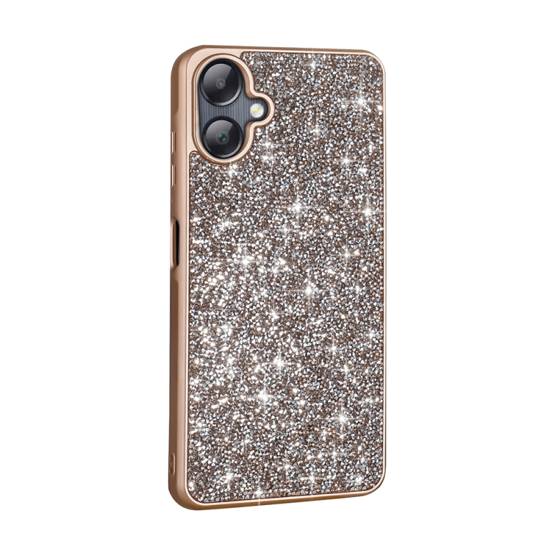 Galaxy A06 Case Shiny Stone Design Zore Diamond Cover - 9