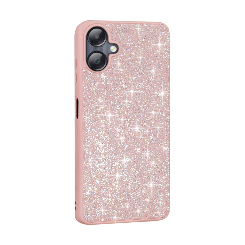 Galaxy A06 Case Shiny Stone Design Zore Diamond Cover - 15