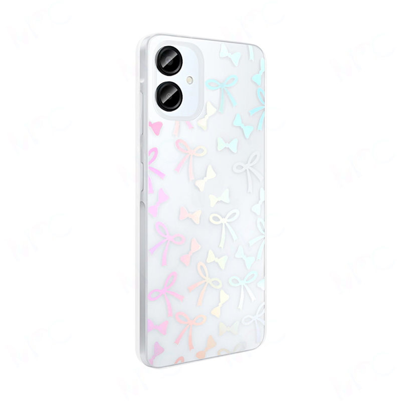 Galaxy A06 Case Transparent Figured Zore Folk Hard Cover - 9