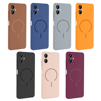 Galaxy A06 Case Zore Meta Cover with M-safe Charging Feature - 23