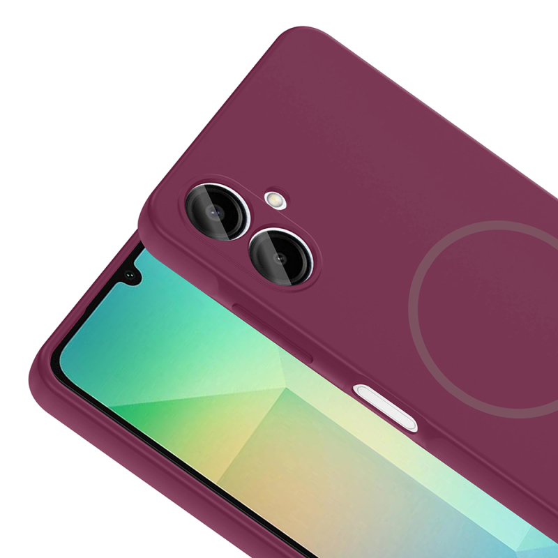 Galaxy A06 Case Zore Meta Cover with M-safe Charging Feature - 20