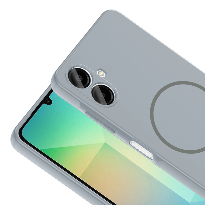 Galaxy A06 Case Zore Meta Cover with M-safe Charging Feature - 21