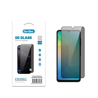 Galaxy A06 Go Des OG Glass Privacy Antistatik Temperli Cam Ekran Koruyucu - 1