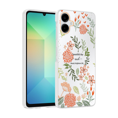 Galaxy A06 Kılıf Kamera Korumalı Desenli Zore Klip Kapak - 2