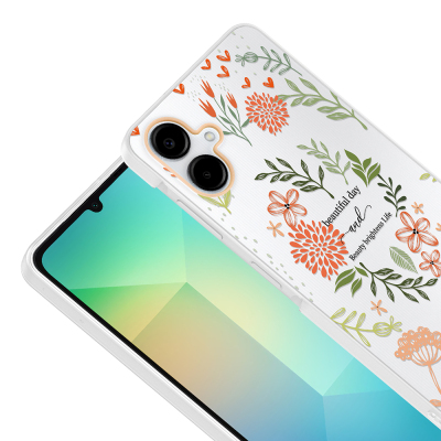 Galaxy A06 Kılıf Kamera Korumalı Desenli Zore Klip Kapak - 10