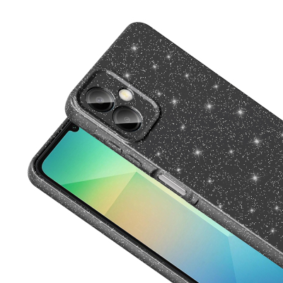 Galaxy A06 Kılıf Kamera Korumalı Simli Lüks Zore Koton Kapak - 13