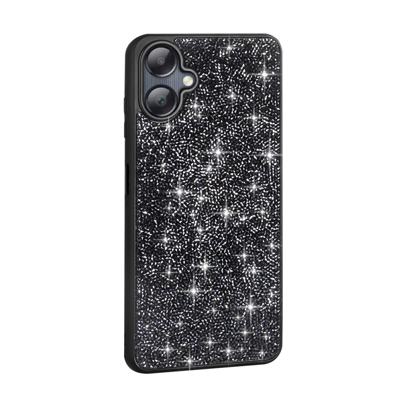 Galaxy A06 Kılıf Parlak Taşlı Tasarım Zore Pırlanta Kapak - 7
