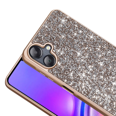 Galaxy A06 Kılıf Parlak Taşlı Tasarım Zore Pırlanta Kapak - 10
