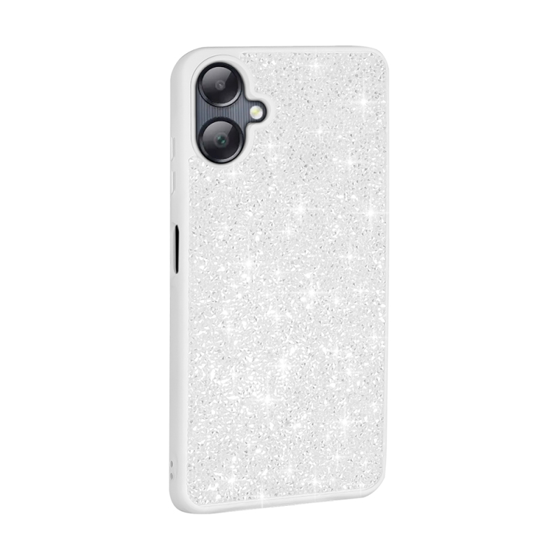 Galaxy A06 Kılıf Parlak Taşlı Tasarım Zore Pırlanta Kapak - 11