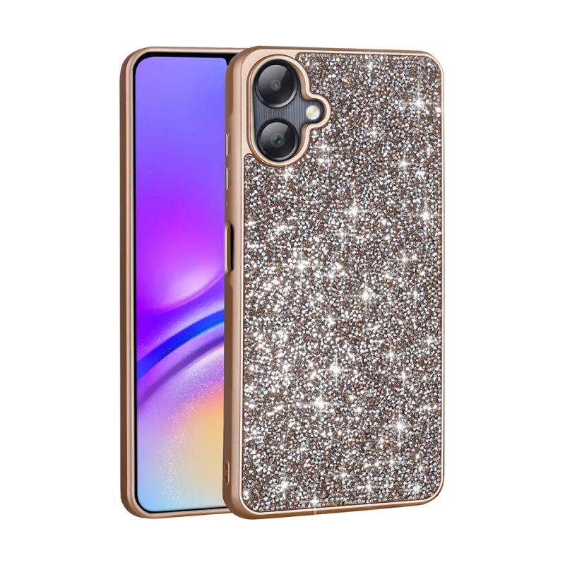 Galaxy A06 Kılıf Parlak Taşlı Tasarım Zore Pırlanta Kapak - 3
