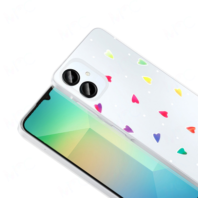 Galaxy A06 Kılıf Şeffaf Figürlü Zore Folk Sert Kapak - 12
