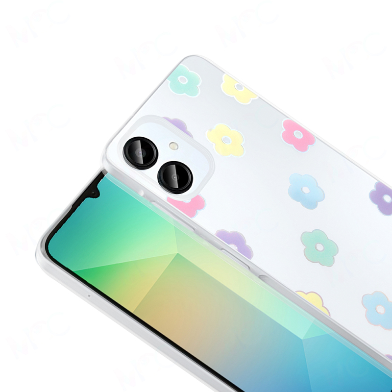 Galaxy A06 Kılıf Şeffaf Figürlü Zore Folk Sert Kapak - 16