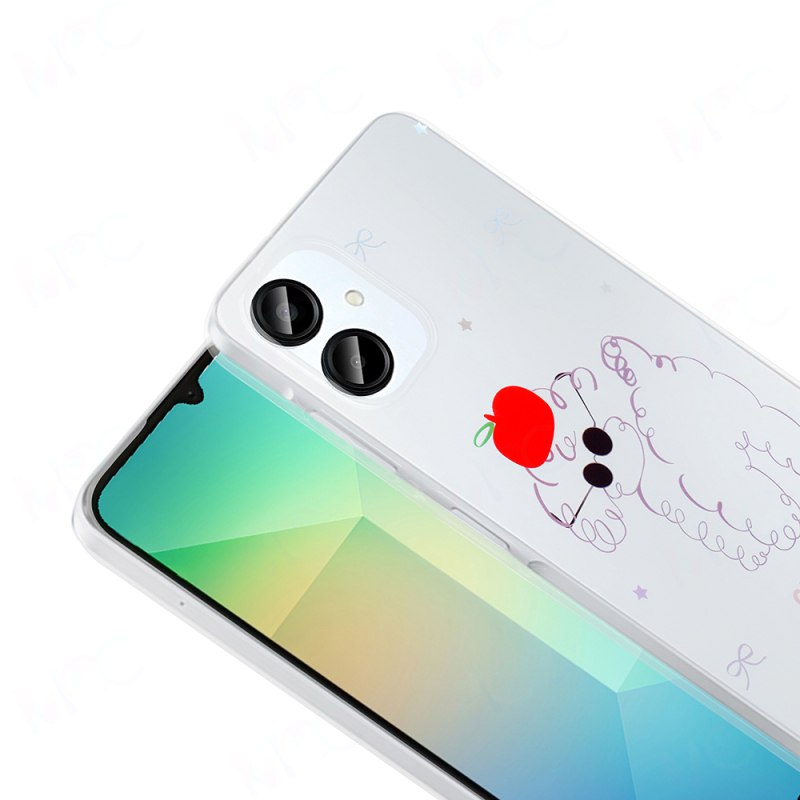 Galaxy A06 Kılıf Şeffaf Figürlü Zore Folk Sert Kapak - 13