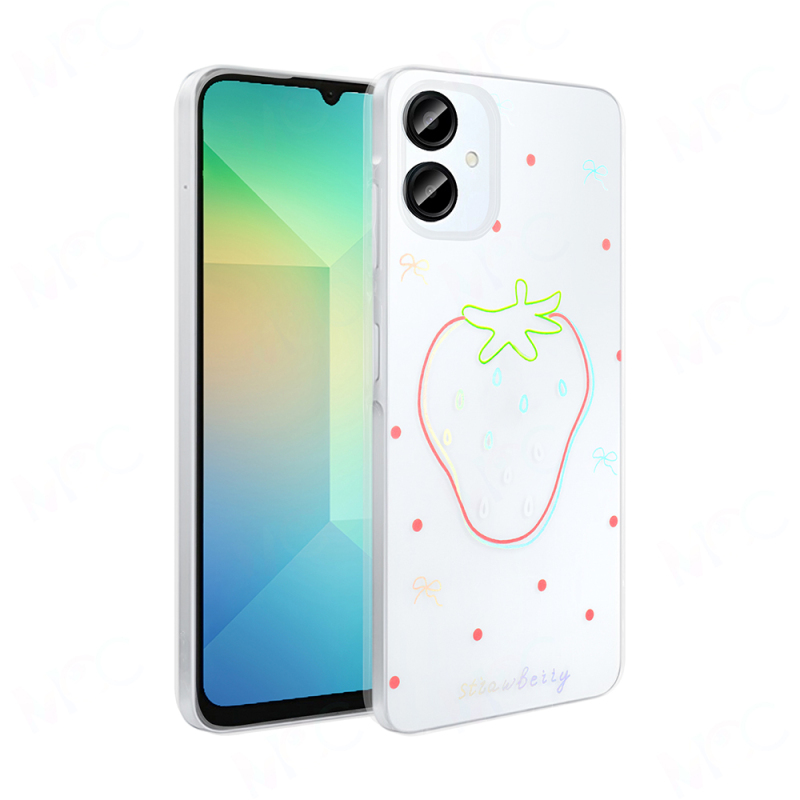 Galaxy A06 Kılıf Şeffaf Figürlü Zore Folk Sert Kapak - 5