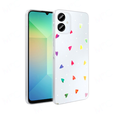 Galaxy A06 Kılıf Şeffaf Figürlü Zore Folk Sert Kapak - 3