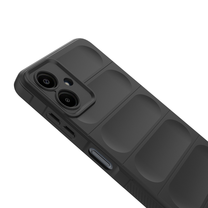 Galaxy A07 Case Flexible TPU Hollow Back Surface Design Zore Ethnic Silicone Cover - 11