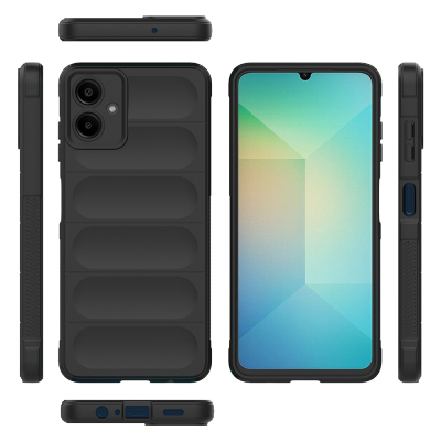 Galaxy A07 Case Flexible TPU Hollow Back Surface Design Zore Ethnic Silicone Cover - 27