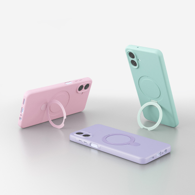 Galaxy A07 Case M-safe Charging Stand Zore Samara Cover - 6