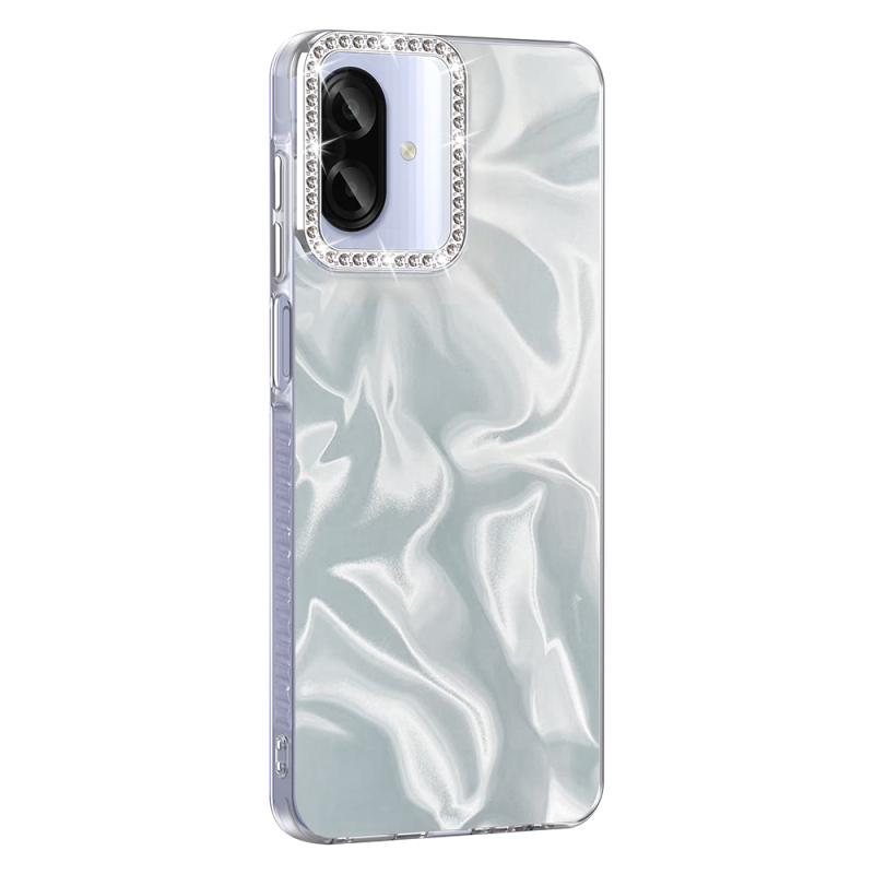 Galaxy A07 Case with Airbag, Shiny Stone Detail Design, Zore Esila Cover - 6