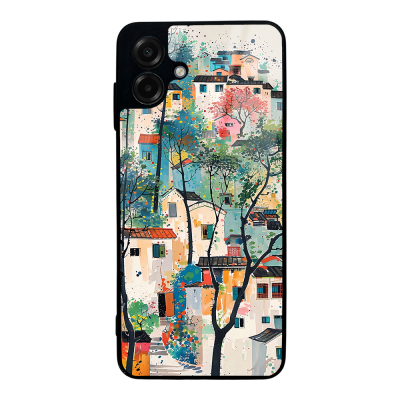 Galaxy A07 Case with Camera Protection, Patterned Zore Lusi Cover - 3