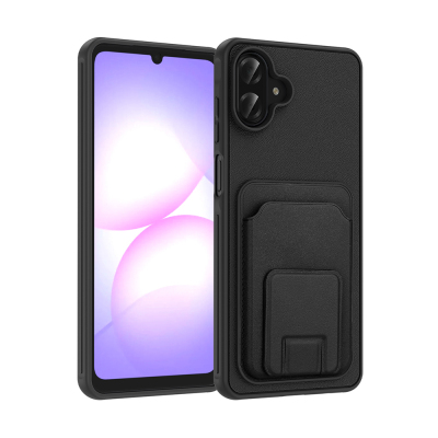 Galaxy A07 Case with Card Holder TPU Zore Bikart Cover - 2