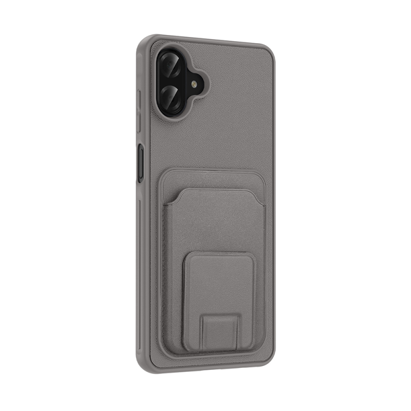 Galaxy A07 Case with Card Holder TPU Zore Bikart Cover - 10