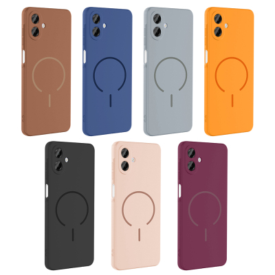 Galaxy A07 Case Zore Meta Cover with M-safe Charging Feature - 23