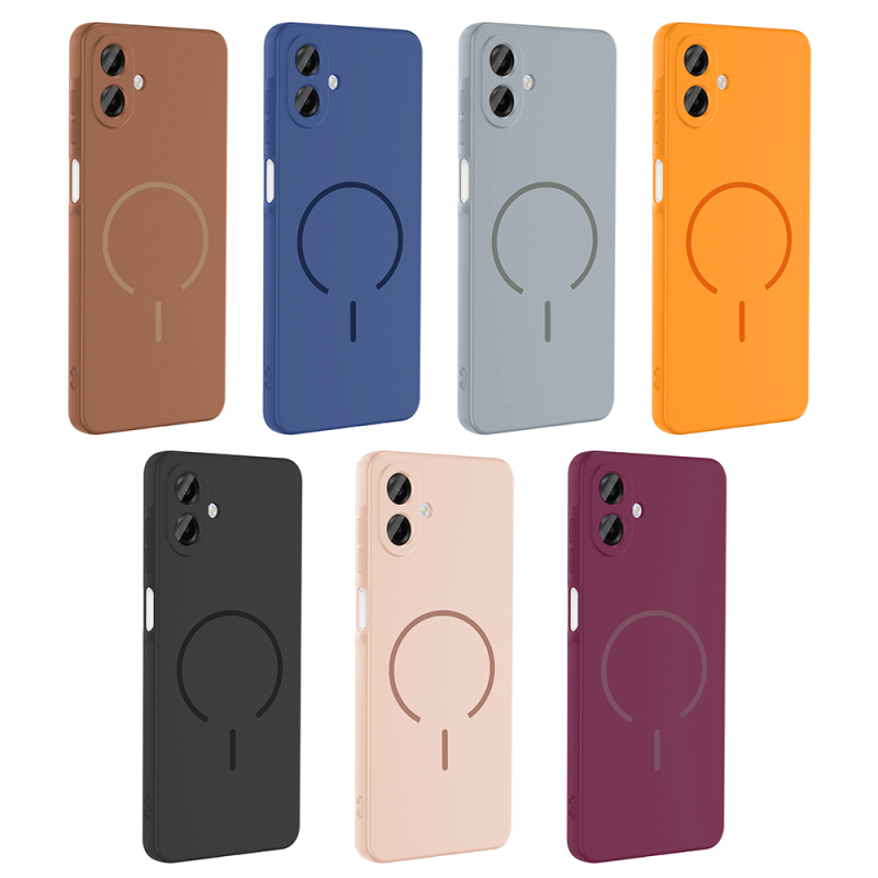 Galaxy A07 Case Zore Meta Cover with M-safe Charging Feature - 23