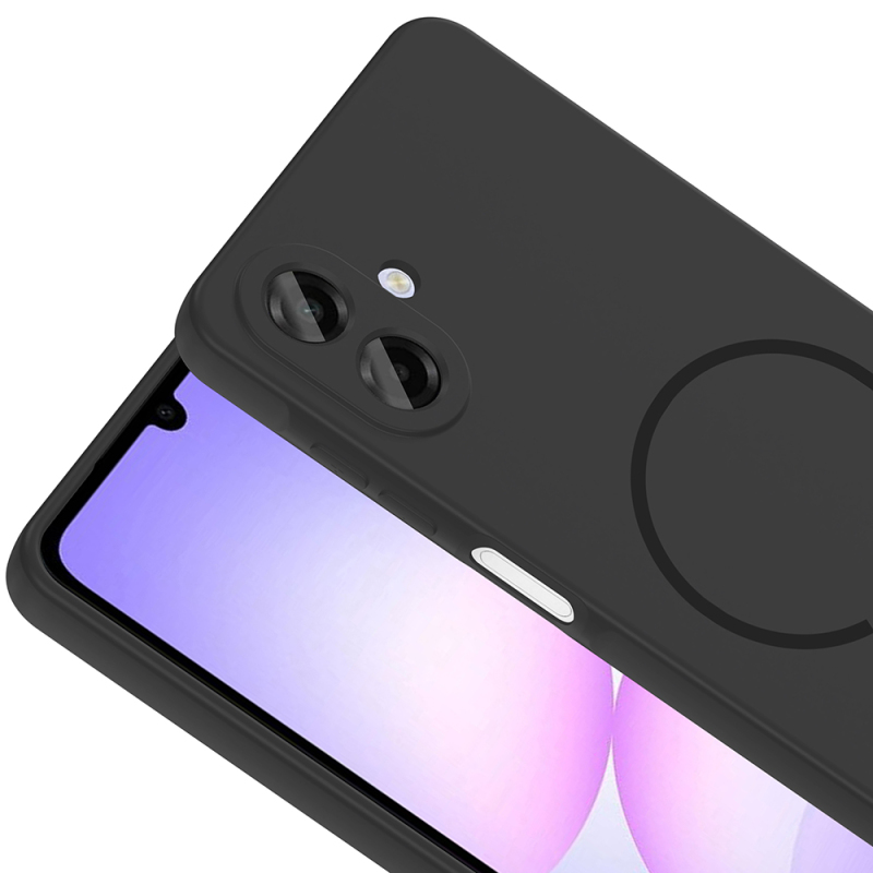 Galaxy A07 Case Zore Meta Cover with M-safe Charging Feature - 22