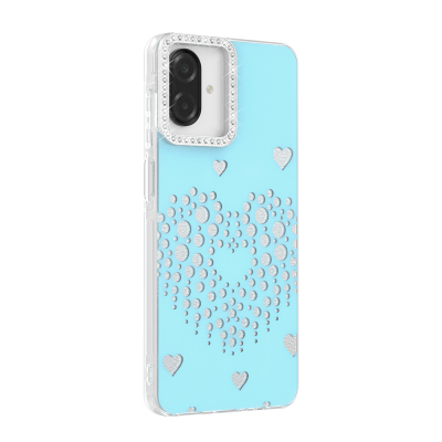Galaxy A07 Kılıf Damla Taşlı Zore Rivas Sert PC Kapak - 7