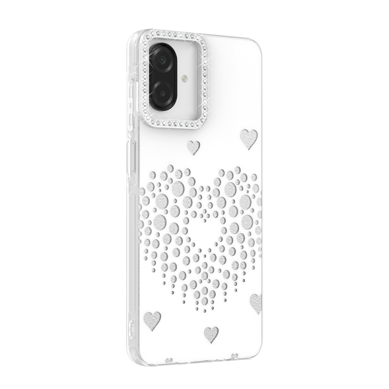 Galaxy A07 Kılıf Damla Taşlı Zore Rivas Sert PC Kapak - 9