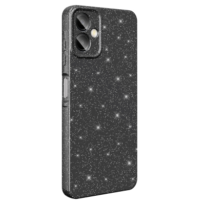 Galaxy A07 Kılıf Kamera Korumalı Simli Lüks Zore Koton Kapak - 7