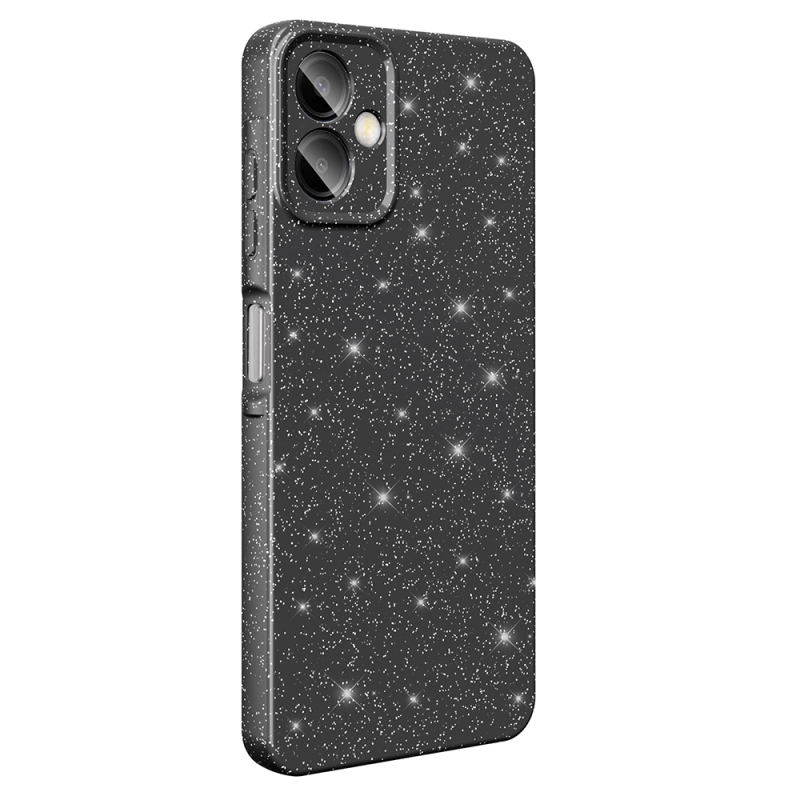 Galaxy A07 Kılıf Kamera Korumalı Simli Lüks Zore Koton Kapak - 7