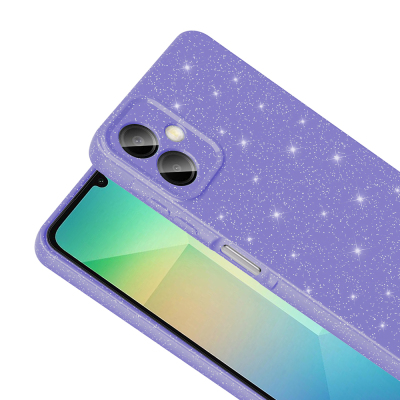 Galaxy A07 Kılıf Kamera Korumalı Simli Lüks Zore Koton Kapak - 13