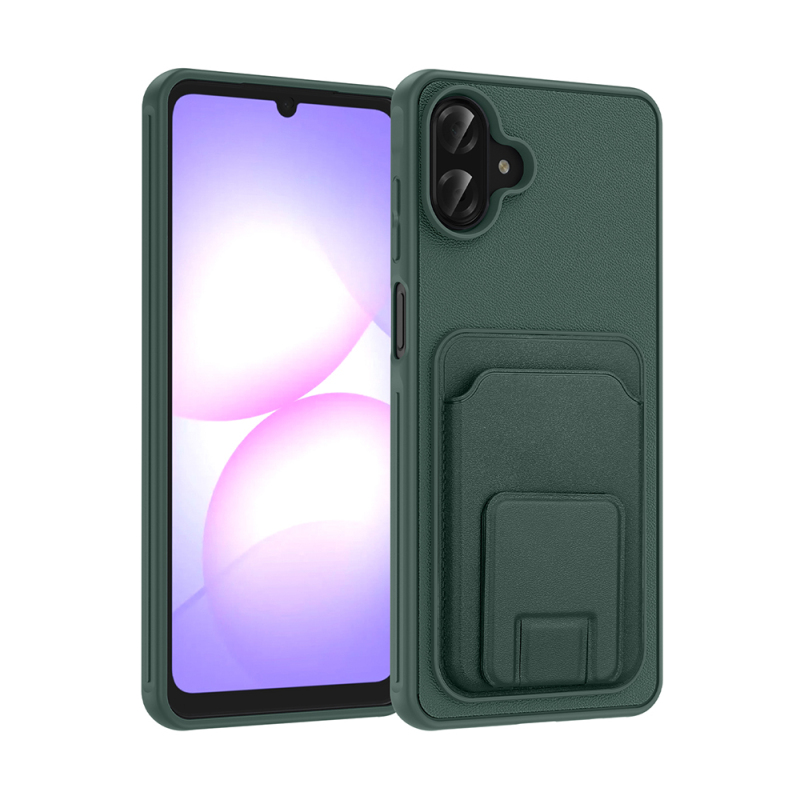 Galaxy A07 Kılıf Kartlıklı TPU Zore Bikart Kapak - 11