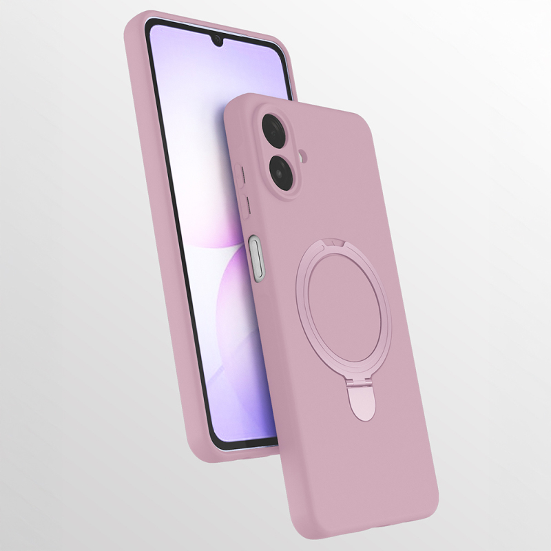 Galaxy A07 Kılıf M-safe Şarj Özellikli Standlı Zore Samara Kapak - 1