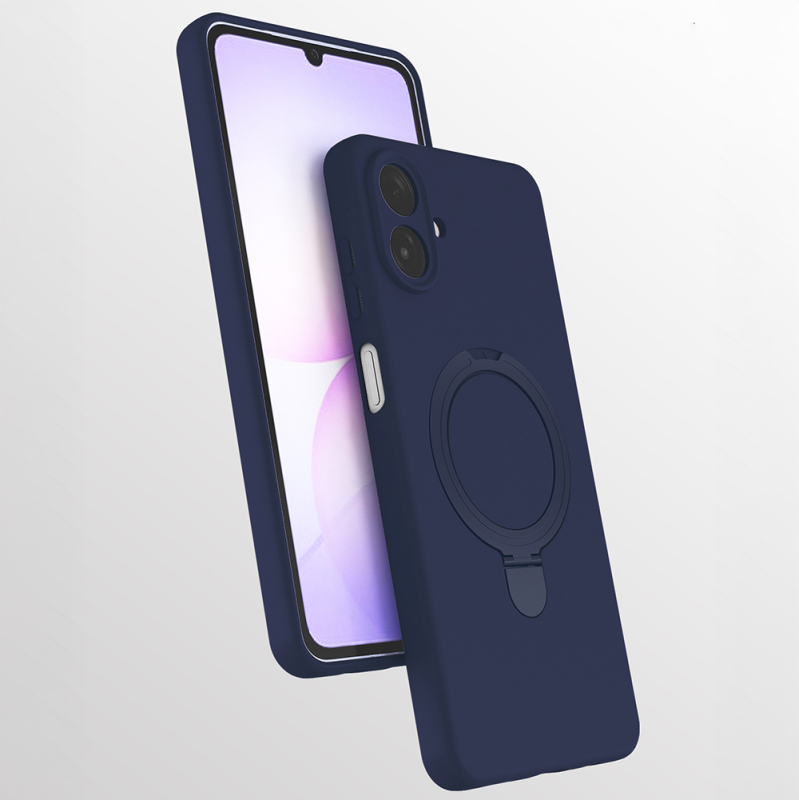 Galaxy A07 Kılıf M-safe Şarj Özellikli Standlı Zore Samara Kapak - 3