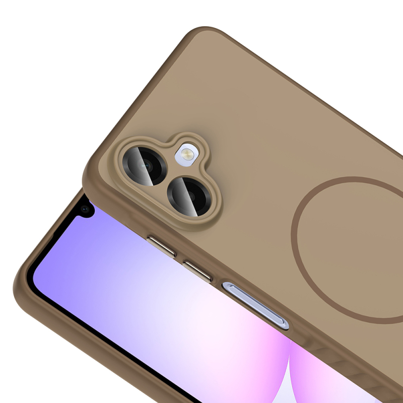 Galaxy A07 Kılıf M-safe Şarj Özellikli Zore Tea Kapak - 10