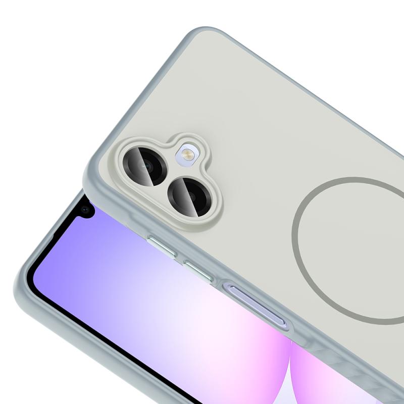 Galaxy A07 Kılıf M-safe Şarj Özellikli Zore Tea Kapak - 12