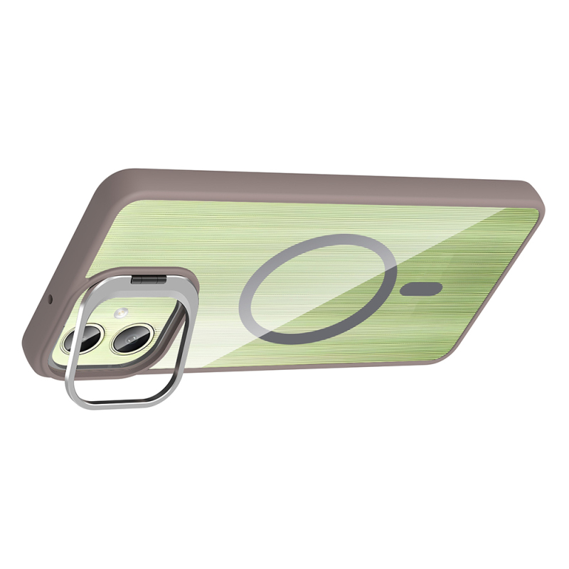 Galaxy A07 Kılıf Standlı ve Kamera Lens Hediyeli Zore Etro Kapak - 15