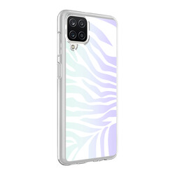 Galaxy A12 Case Zore M-Blue Patterned Cover - 1