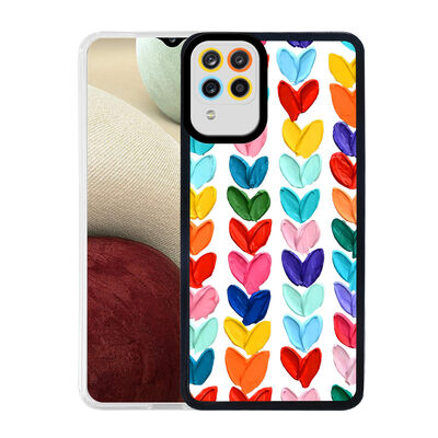 Galaxy A12 Case Zore M-Fit Patterned Cover - 8
