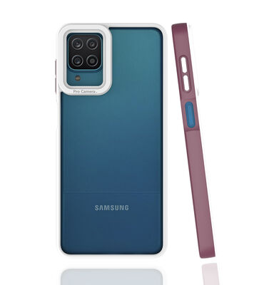 Galaxy A12 Case Zore Mima Cover - 1