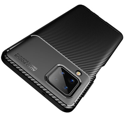 Galaxy A12 Case Zore Negro Silicon Cover - 7