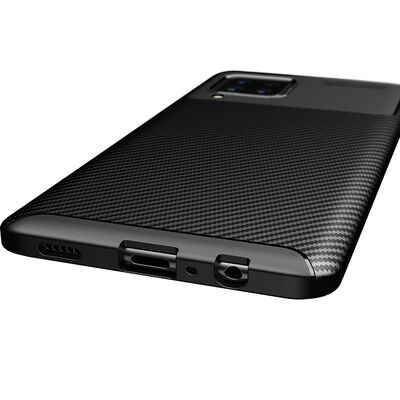 Galaxy A12 Case Zore Negro Silicon Cover - 10
