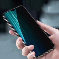 Galaxy A12 Zore New 5D Privacy Temperli Ekran Koruyucu - 5