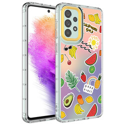 Galaxy A13 4G Case Camera Protected Colorful Patterned Hard Silicone Zore Korn Cover - 5